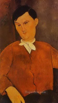 monsier deleu 1916 Amedeo Modigliani Pinturas al óleo
